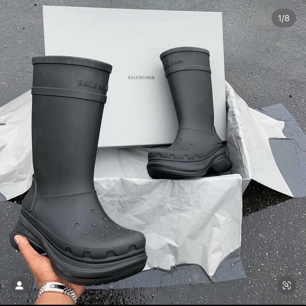 Balenciaga croc boots 38